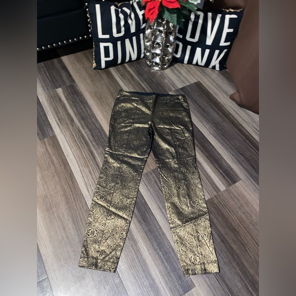 Alfani Metallic Patterned Skinny Pants - Picture 9 of 12